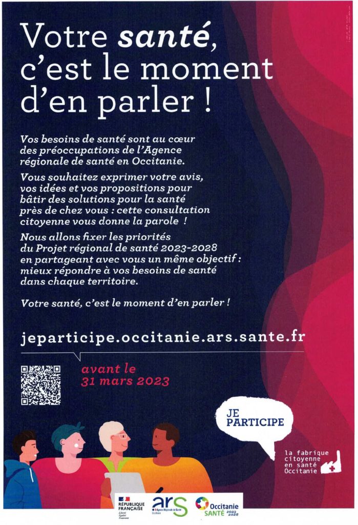 Votre santé, c’est le moment d’en parler !